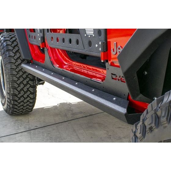 Jeep JK Body and Frame Mounted Sliders For 078 Jeep Wrangler JK 2 Door 2