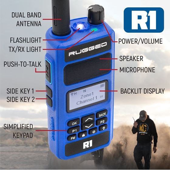 Rugged R1 Business Band Handheld - Digital and Analog 2