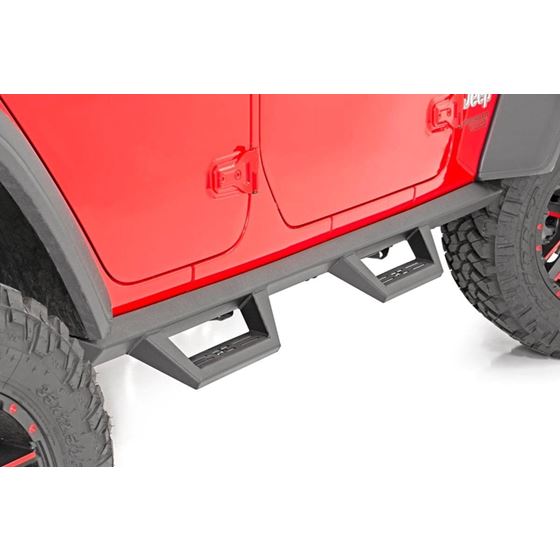 Contoured Drop Steps 4 Door Jeep Wrangler JL (21-24)/Wrangler Unlimited (18-24) (90769A) 2