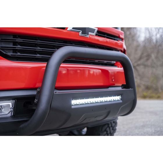 Black LED Bull Bar Chevy Silverado 1500 2WD/4WD (2019-2022) (B-C4072) 2