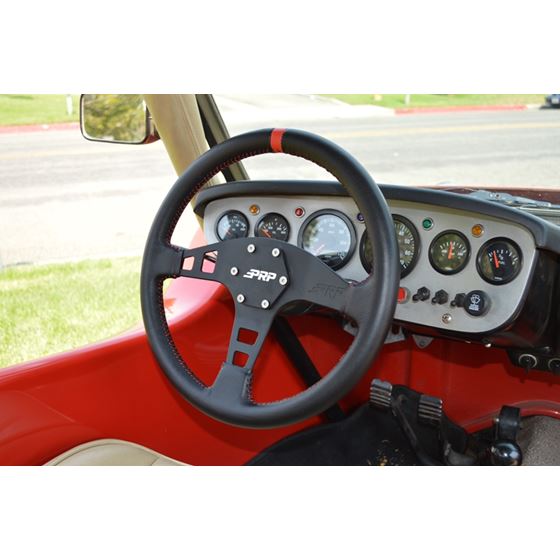 Flat Leather Steering Wheel 2