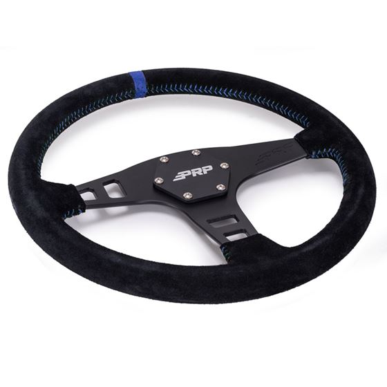Flat Suede Steering Wheel 2