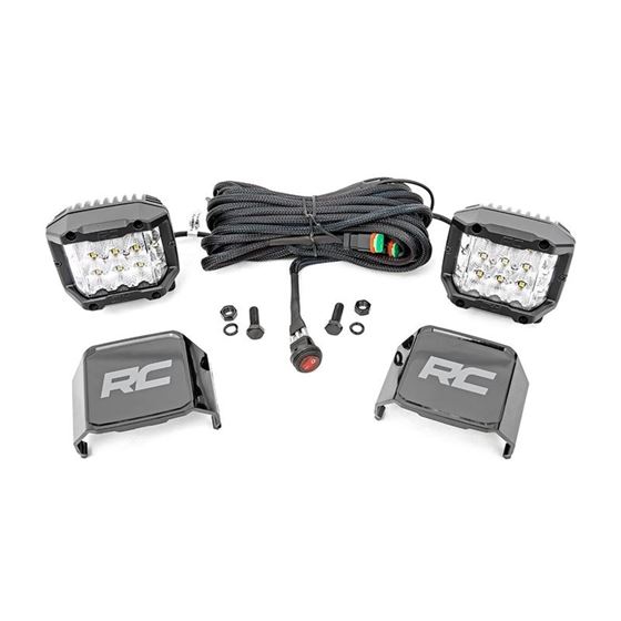 3 Inch Wide Angle OSRAM LED Lights Pair 2