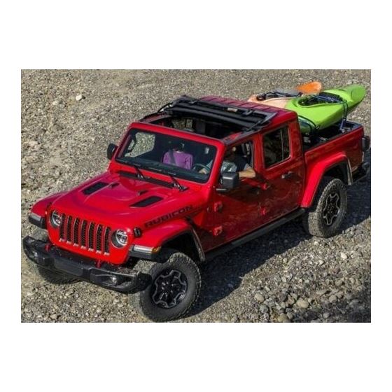 Bestop Sunrider for Hard Top For '20-'21 Jeep Gladiator JT 52454-17 Black Twill 2