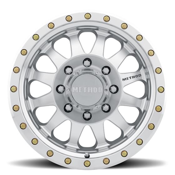 MR304 Double Standard 17x8.5 0mm Offset 8x170 130.81mm Centerbore Machined/Clear Coat 2