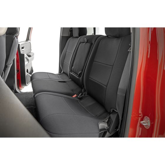 Seat Covers - FR and RR - Crew Cab - Nissan Frontier 2WD/4WD (22-23) (91058)
