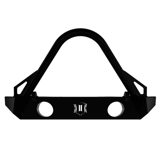 0718 JK Comp Series Front Bumper W Fogs Stinger and Tabs 2