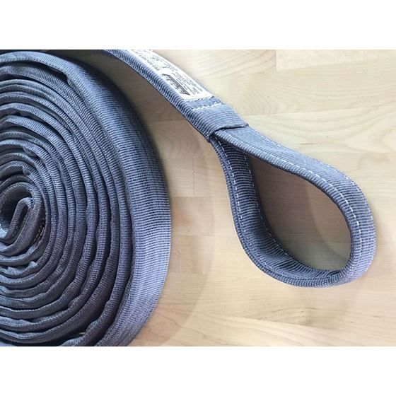 30 Foot Tow Strap Extreme Duty 30 Foot x 2 Inch Gray 2