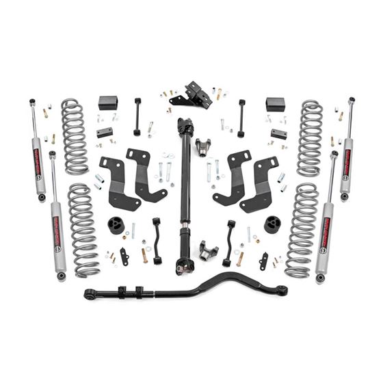 35 Inch Jeep Suspension Lift Kit Preminum N3 Shocks Stage 2 Coils and Control Arm Drop 1820 Wrangler