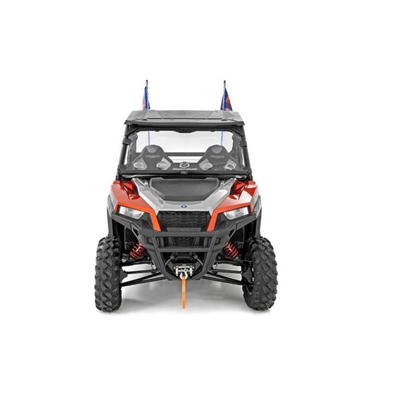 Vented Full Windshield Scratch Resistant Polaris General (98262010) 4