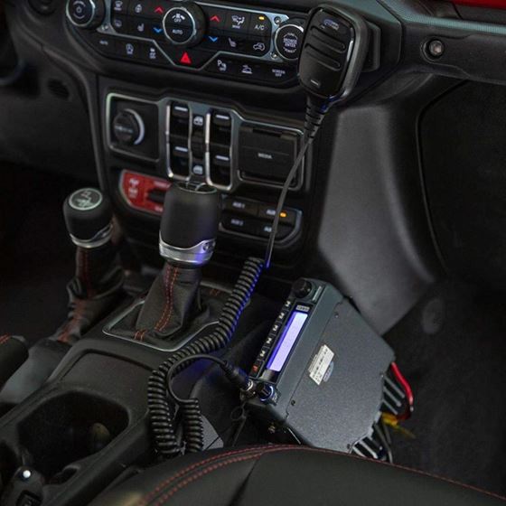 Mobile Radio Mount for Jeep JL JT and Gladiator Passenger Side Interior 2