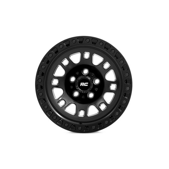 82 Series Wheel One-Piece Semi Gloss Black 15x8 5x4.5 -19mm (82151813) 2