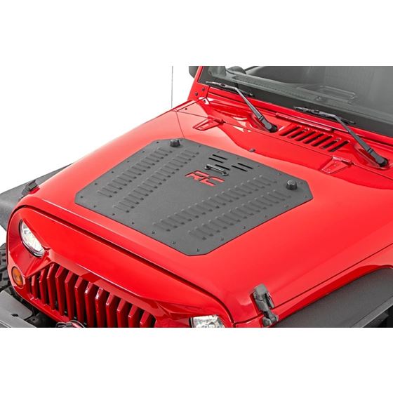 Hood Louver with RC Logo Jeep Wrangler JK/Wrangler Unlimited (2007-2018) (10527) 4