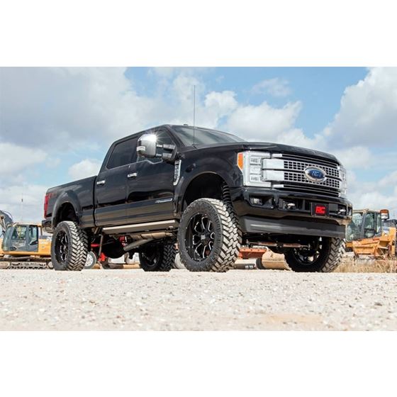 6 Inch Ford 4-Link Suspension Lift Kit w/Front Drive Shaft Vertex 17-19 F-250/350 4WD 4 Inch Axle Ro