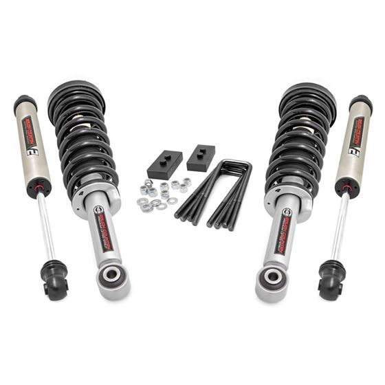 2 Inch Leveling Lift Kit Lifted Struts and V2 Shocks 0913 F150 2