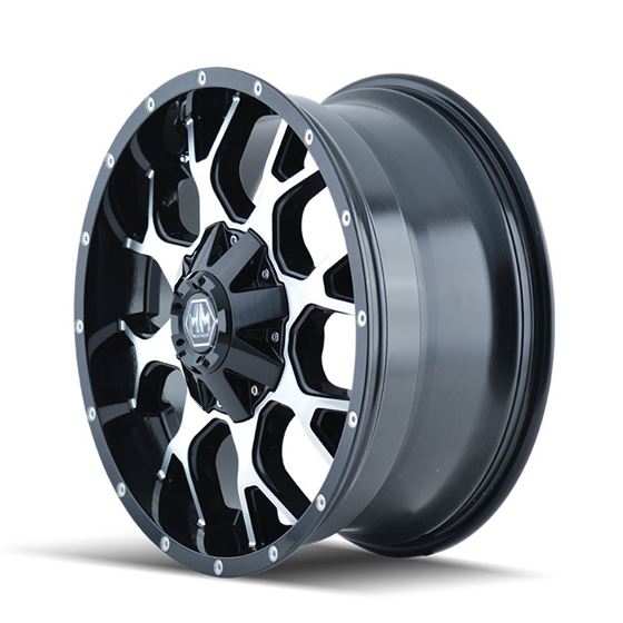 WARRIOR 8015 BLACKMACHINED FACE 18X9 816518170 12MM 1308MM 2
