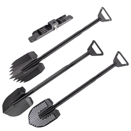 Xventure Gear - "Three Amigos" Three-Shovel System with 4-CORE Mount (XG-RS50100T) 2