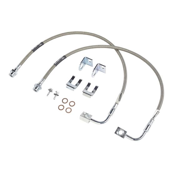 Brake Line Set 22 in. Front Stainless Steel Pair (RE1552) 2