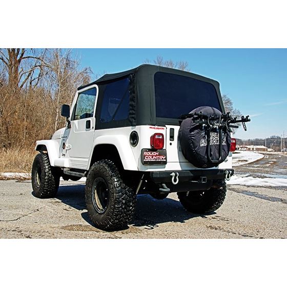 Soft Top Replacement Black Full Doors Jeep Wrangler TJ 4WD (97-06) (RC85020.35) 4
