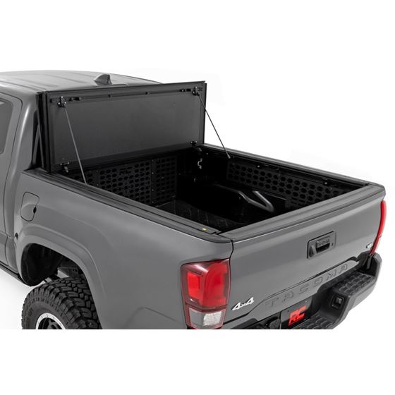 Hard Tri-Fold Flip Up Bed Cover - 5 and #039; Bed - Toyota Tacoma 2WD/4WD (16-23) (49420500) 2