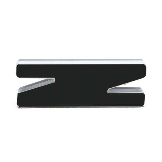 Universal Illuminated LED Letter Badges - Matte Black Surface Finish - Z (3141-Z-005) 2