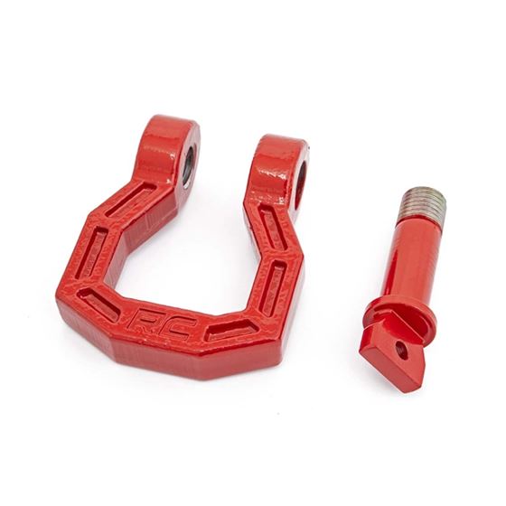 Forged D-Ring Set Red Pair Rough Country 2