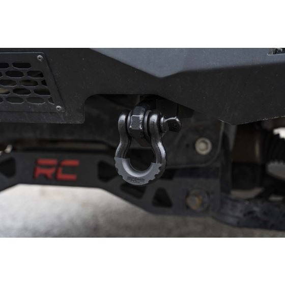 Rough Country Ford Tow Hook to Shackle Conversion Kit w/D-Ring & Rubbe –  Strapt Performance Diesel And Offroad