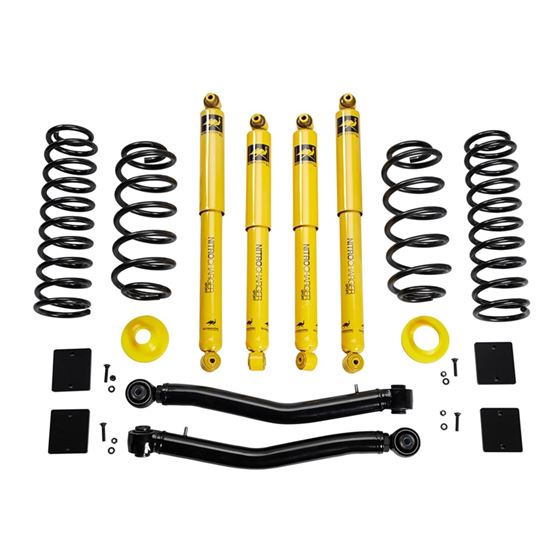 2-Inch Suspension Lift Kit with Front/Rear Coil Springs Front/Rear Shocks Front Lower Control Arms F