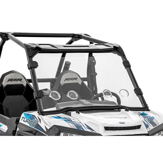 Vented Full Windshield Scratch Resistant Polaris RZR (98282010) 2