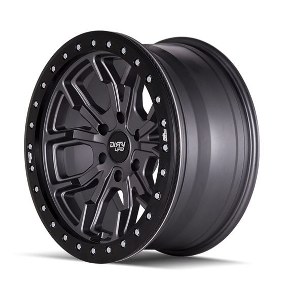 DT1 9303 MATTE GUNMETAL WSIMULATED RING 17X9 5127 12MM 781MM 2