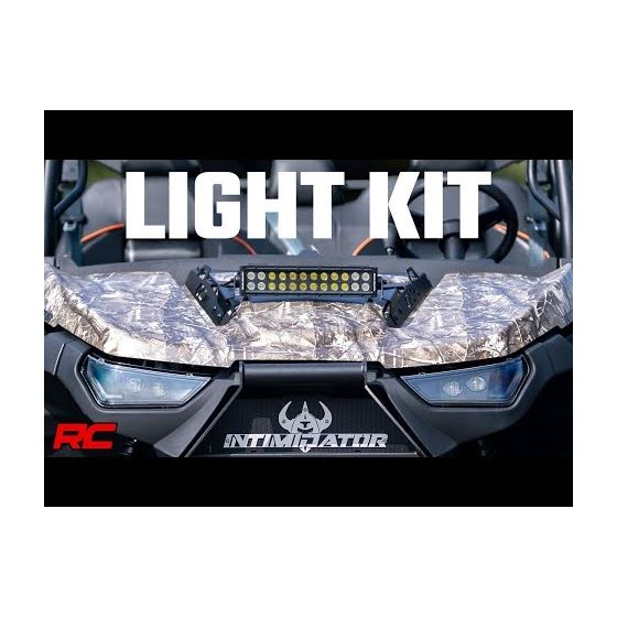 12" LED Light Kit - Hood Mount - Dual Row - Intimidator GC1K/GC1K Crew (18-22) (95009) 2