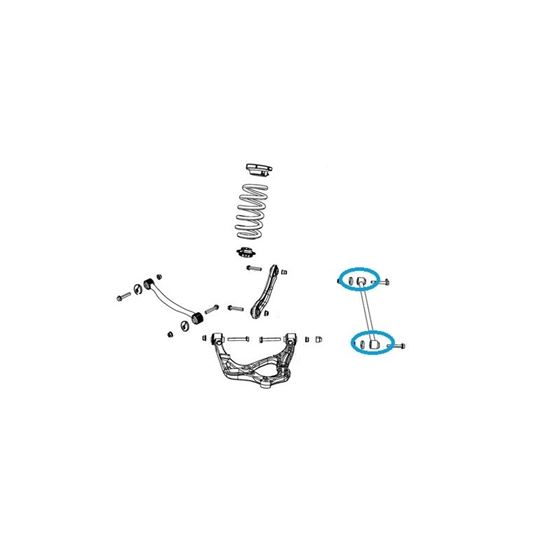 Jeep WK2 Grand Cherokee 2011-2020 - Rear Lateral/Toe Arm Bushing Kit (SPF4922K) 2