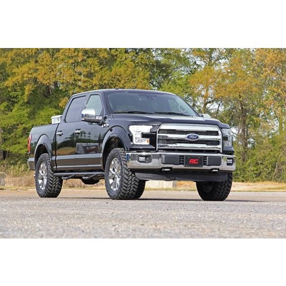 2 Inch Leveling Billet Strut Extensions 14-20 F-150 Red Rough Country 2