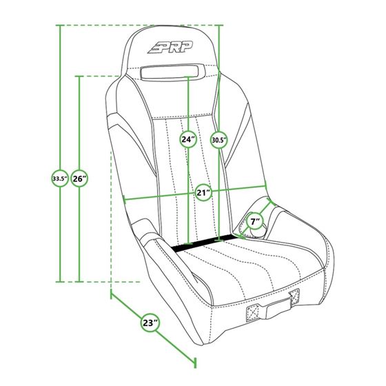 GT/S.E. Extra Wide Suspension Seat 2