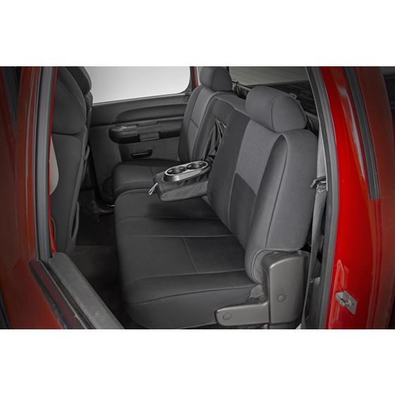GM Neoprene Front and Rear Seat Covers Black 4