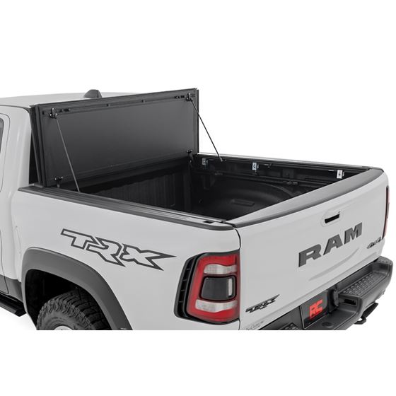 Hard Tri-Fold Flip Up Bed Cover - 5'7" - Toyota Tundra (22-23) (49514551) 2