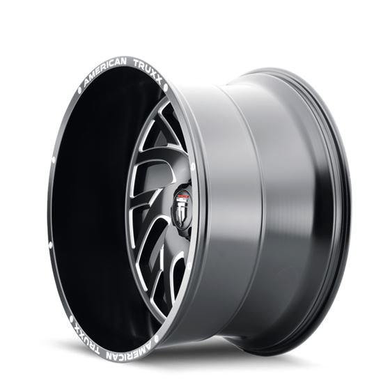 XCLUSIVE (AT1907) BLACK/MILLED 26X14 8-165.1 -76MM 125.2MM (AT1907-26481M-76) 2
