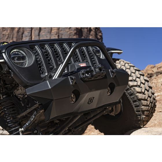 18-UP JEEP JL / 20-UP JT PRO RECESSED FRONT BUMPER W/ BAR AND TABS 2