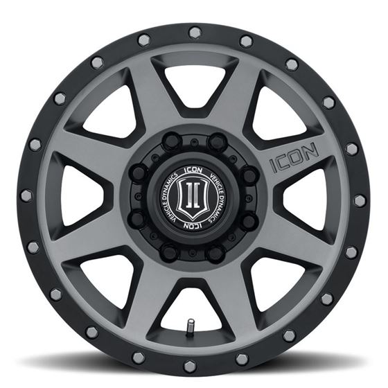 ICON ALLOYS REBOUND HD / TITANIUM - 18 X 9 / 8 X 170 BOLT 2