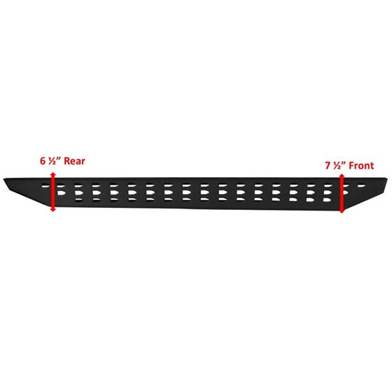 RB20 Running boards - Complete Kit: RB20 Running board + Brackets + 2 pair RB20 Drop Steps - Texture