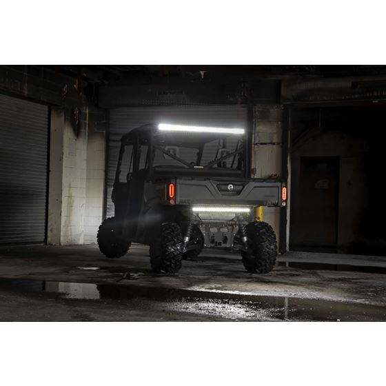 LED Light Kit Cab Mount 50" Black Dual Row Can-Am Defender HD8 (71019) 2