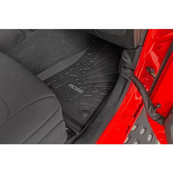 Flex-Fit Floor Mats FR & RR RR Lockable Jeep Gladiator JT 4WD (2020-2024) (FF-61501) 4