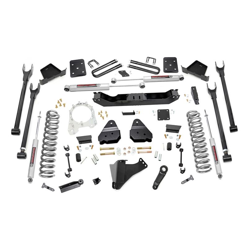 6 Inch Lift Kit Diesel 4-Link No OVLD Ford F-250/F