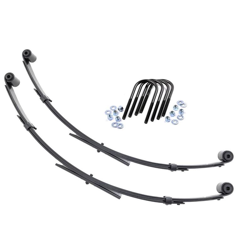 Front Leaf Springs 2.5 Inch Lift Pair 87-95 Jeep W
