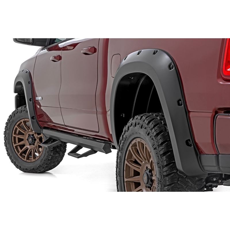 Pocket Fender Flares | PRV Delmonico Red | Ram 150