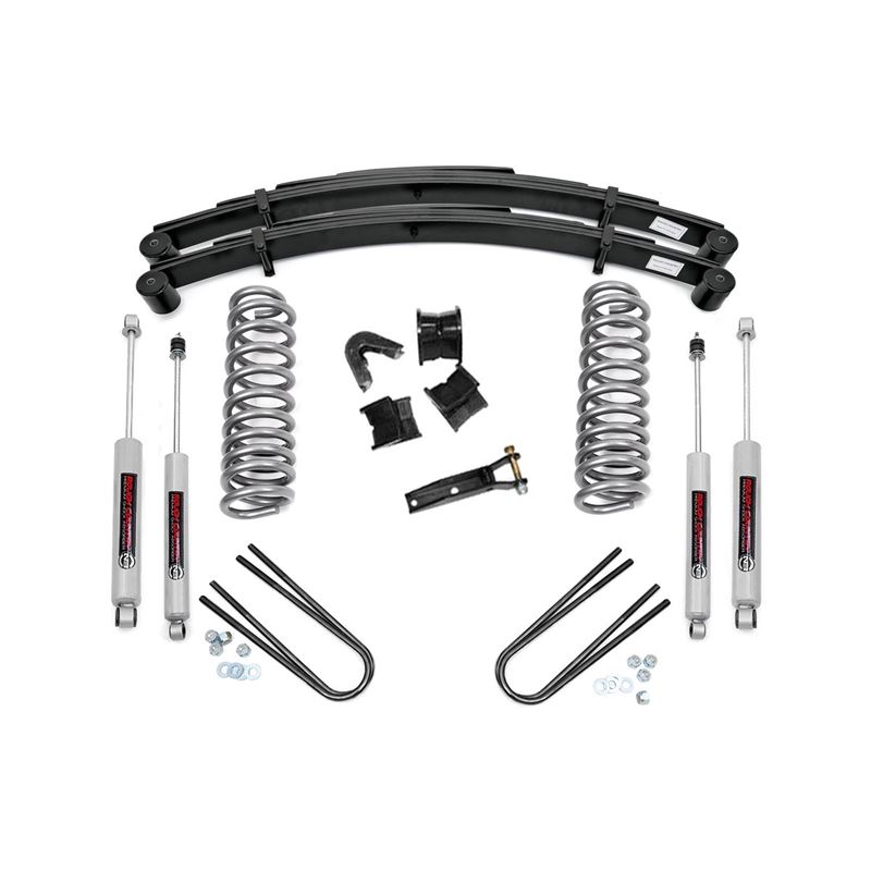 2.5 Inch Lift Kit- Rear Springs - Ford F-100 4WD (