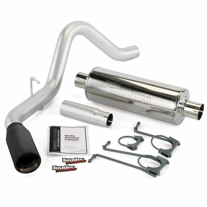 Monster Exhaust System, 3.5-Inch Single Exit, Cera