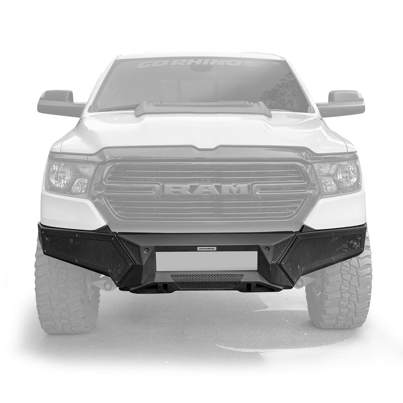 Element Front Bumper with Fixed Light Bar Mount (3