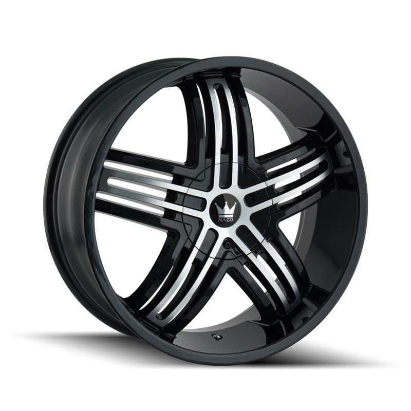 ENTICE (368) GLOSS BLACK/MACHINED FACE 22X9.5 5-11