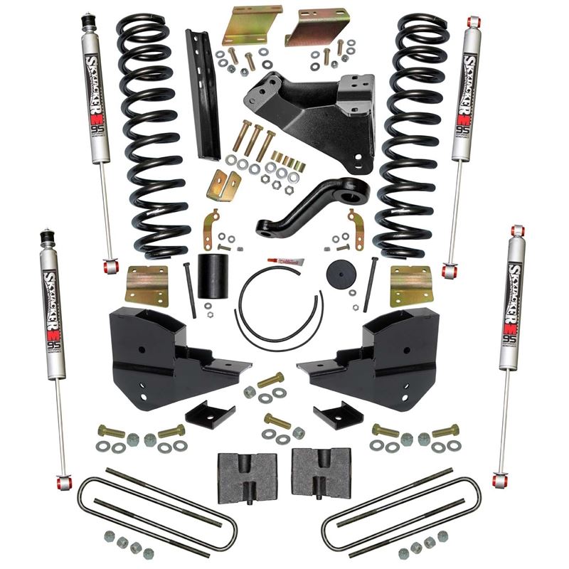 6 in. Suspension Lift Kit with Front Coils Rear Bl
